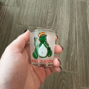 🔥3 for $5 Decorative Shot Glass Nessie Nectar Scotland Style Graphic